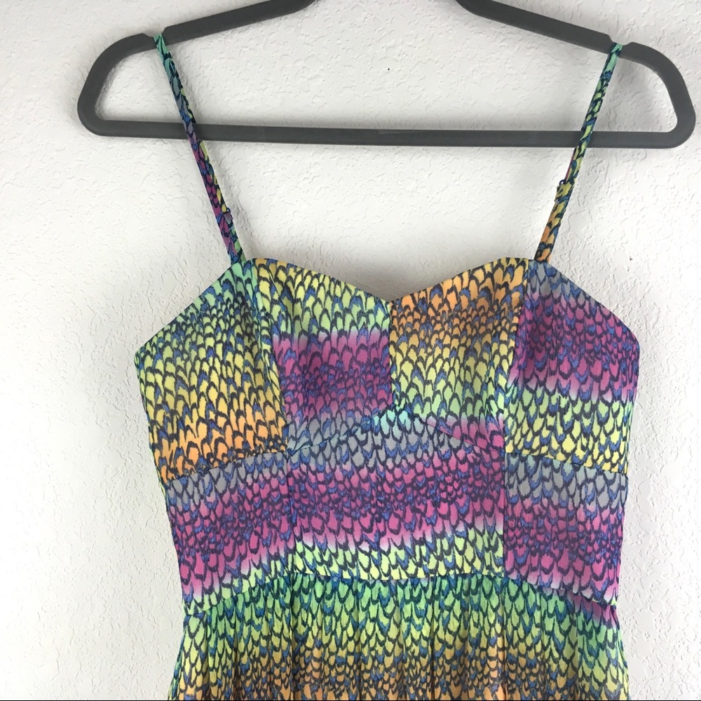 BB Dakota Neon Bustier Mermaid Dress - Picture 4 of 8
